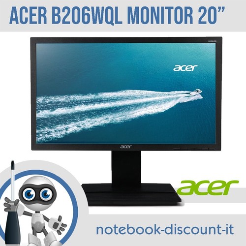 Acer b206wql monitor - monitor, 20"