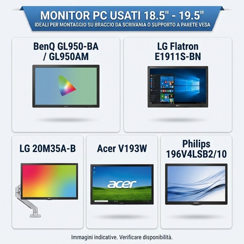 Monitor 19 5 usati - monitor, pc